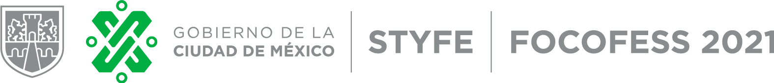 Logo del Gobierno de la Ciudad de México | STYFE | FOCOFESS 2025